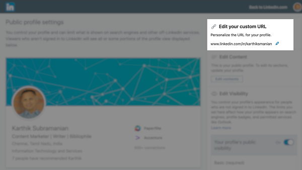 What is my LinkedIn URL? | Paperflite
